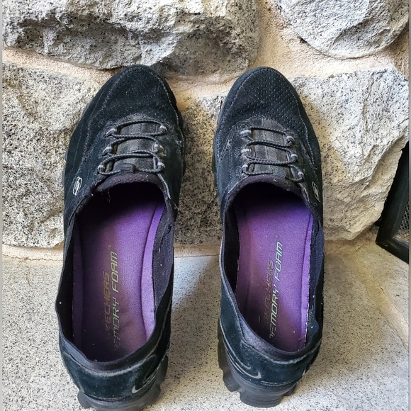 Skechers Black Slip On Shoes size 8.5 - Picture 5 of 13